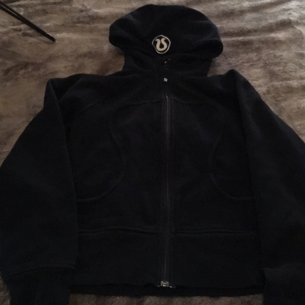 Lululemon black scuba hoodie